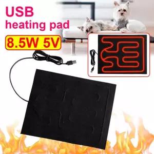 미니온열매트 전기장판 USB 접이식 가열 시트 난방 겨울 패드 쿠션 방수 차량용 좌석 반려동물 온도