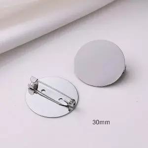 [셀러에이드]DIY 원형 브로치 만들기 재료 대형 30mm