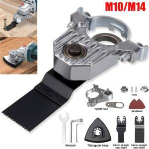 M10 M14 앵글 그라인더 변환 범용 헤드 어댑터 100mm 115mm 폴리 셔 연마 진동 도구