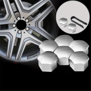 17 21mm 자동차 너트 캡 먼지 외부 볼보 호환 S40 S60 S80 S90 V40 V60 V70 V90 XC60