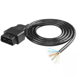 세릭시안 OBD2 OBDII 16핀 남성 커넥터 차량 DIY용 5피트 150m 진단 연장 교체 케이블 오픈