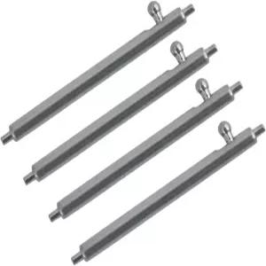 RECHERE 4PCS 퀵 릴리스 스프링 바 스테인리스 스틸 시계 핀 직경 18mm