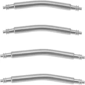 도구의 제왕 4Pcs 곡선 스프링 바 핀 수리용 강철 스트랩 빈티지 시계 굽힘을 위한 직경 18mm 추가 두께