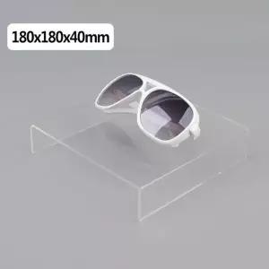 [하프클럽/]BS 정사각 ㄷ형 아크릴 진열대 180x180x40mm 소품진열