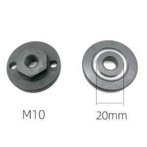 1PC 육각형 M10 20mm/22mm /22.2mm 프레스 플레이트 앵글 그라인더 내부 외부 플랜지 너트 세트 도구