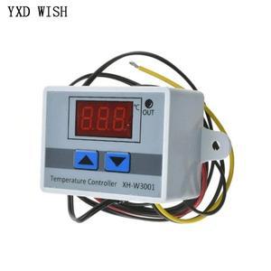 인큐베이터 가열 스위치 온도조절기 NTC 센서용 XH-W3001 디지털 온도 컨트롤러, 10A, 12V, 110V, 220V, A