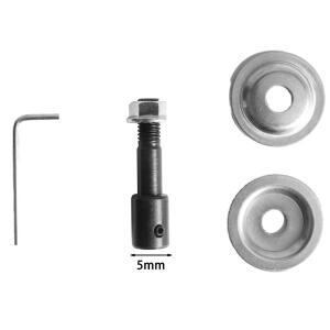 연삭 연마용 스핀들 어댑터, 샤프트 모터 벤치 연마기, 휠 연결, 5-16mm, 1 세트