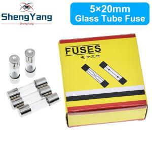 10PCS 5x20mm 빠른 블로우 유리관 퓨즈 0.1A 4A 6A 8A 250V