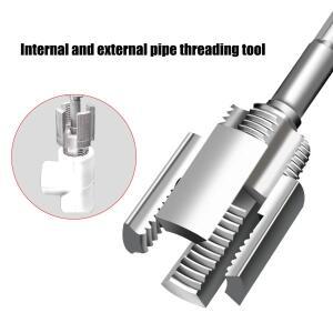 DN15 DN20 파이프 스레딩 도구 육각 섕크 다이 내부 외부 스레드 1/2&3/4 수도관 PPR PVC MPP 분리 가능