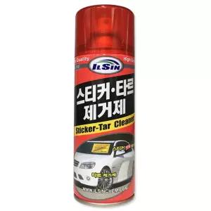 일신 IS-7510 스티커 타르 제거제 420ml/스프레이/테이프/끈끈이/차량/양면/리무버/유리창/자국/자동차