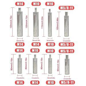 1pc M10/M14/5/8-11 M14 M10 연결로 변환 자동차 폴리 셔 앵글 그라인더 용 확장로드 스레드 어댑터 확장