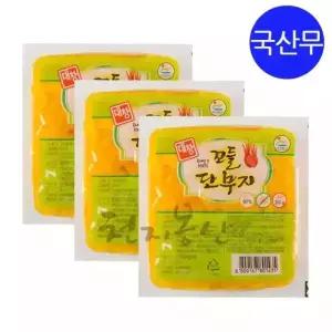 대창 꼬들단무지 300gX3개 국내산