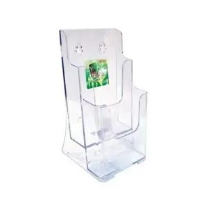 고품질 세모네모 A6꽂이2단 110x211x109 A6002 아크릴꽂이 POP꽂이 안내판 W150EFB