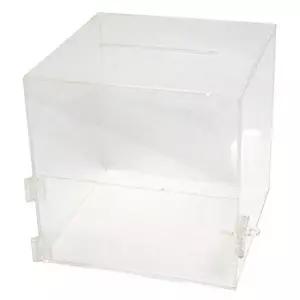 고품질 세모네모 투표함 대 300300300mm B1005 투표함 응모함 아크릴박스 POP꽂이 W157DA6