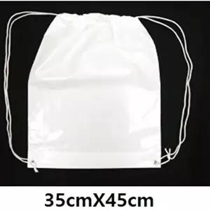 고품질 백색 비닐쌕 양쪽끈 35mX45m 100장 조르개주머니 복주머니 비닐주머니 백색주머니 비닐백 W15D4AC