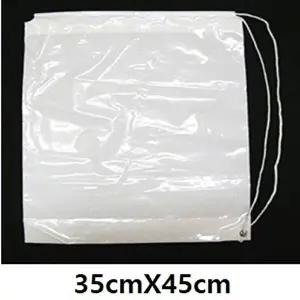 고품질 백색 비닐쌕 한쪽끈 35mX45m 100장 조르개주머니 복주머니 비닐주머니 백색주머니 비닐백 W15D4AE