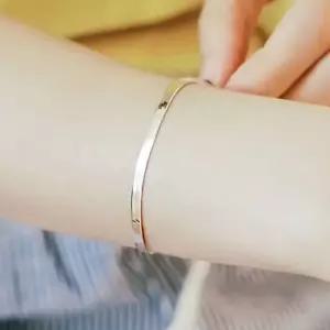 (실버) 3mm 스네이크 체인 팔찌 주얼리 악세사리 기념일