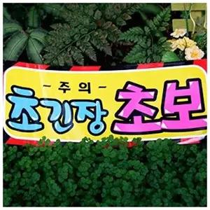 고품질 세모네모 0060 초긴장 초보 265X110mm 표지판 표지판 표창 팬시스티커 W16B1B8