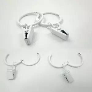 오픈형 커튼 집게링 내경 32mm 20pcs 링 고리 부자재 커튼링 집게링