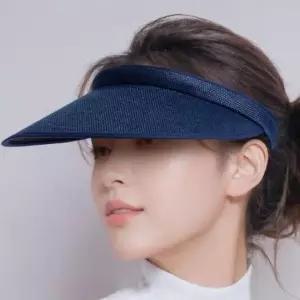 모노 깊은 챙 여성용 와이드 썬캡