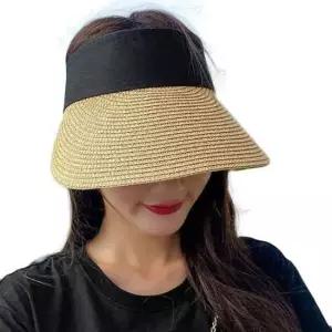 모자 챙모자 썬캡 밀짚 여름 돌돌이 햇빛차단 여자