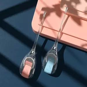 [룽스_62]LED 투명 귀이개 위생 귀후비개