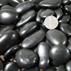 우화석 검정 광택(유광) 3kg/ 우화석 혼합광택유광 3kg (돌 자갈 조경