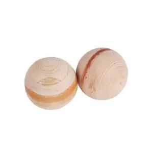 순수편백나무 5cm 셀프 마사지볼 2개 1set 지압볼 지 (W169DC4)
