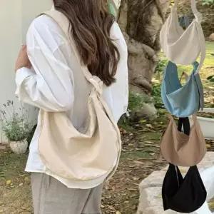 CCB435D여성용 봄 여름 데일리 경량 반달 숄더 크로스백