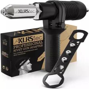 KLRStec 프로페셔널 리벳 건 어댑터 무선 드라이버 및 드릴용 부착 팝 쉽게 처리할 수 있습니다