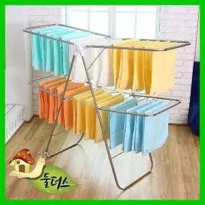 스텐레스 빨래건조대 2단 Y형건조대 접이식건조대 (W1C5FA0)