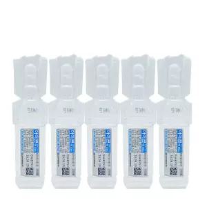 대한약품 아이콘액 염화나트륨 생리 식염수 20ml x 낱개 5개 렌즈세정액 렌즈세척