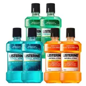 750ml 시트러스) 리스테린 버스트 x 대용량 2개(쿨민트