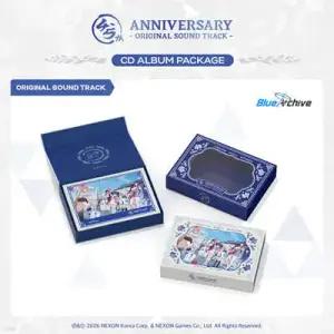 [CD] 블루 아카이브 4.5주년 기념 OST CD 앨범 패키지 (BLUE ARCHIVE 4.5th ANNIVERSARY OST - CD ALBUM PACKAGE) /아웃박스 + 디지팩 (2CD) + 포토북 + 포토카드 A 4종 + 핀뱃지 + 마스킹테이프 + 리무버...