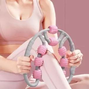 요가 필라테스 소도구 9개 롤러 종아리 다리 마사지기 ZXm67eGt