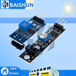 TCRT5000 IR 반사 센서 모듈3.3V-5V Arduino용 조정 가능 사용한 1채널 장애물 회피 및 라인 추적