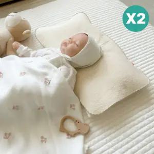 제이앤제나 아기 베개 머리 시트 밴딩 인견 내츄럴 X2 BNS