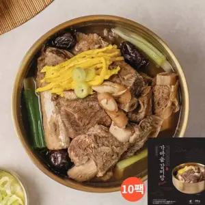 집밥장인 참이맛 가마솥 갈비탕 블랙 800g x 10개