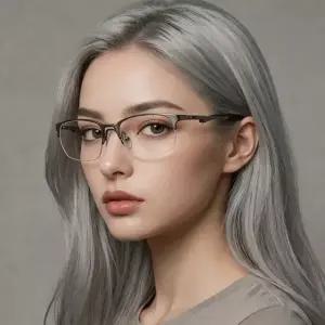 오클리 안경테 OX5152 0256 와이어 탭 2.0 RX 티타늄 반무테 남자 여자 데일리
