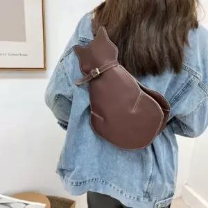 남여공용 가방 귀여운 패션 고양이 슬링백 경량 캐릭터 백팩 데일리룩