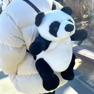 남여공용 가방 판다 백팩 인형 가방 패션 캐릭터
