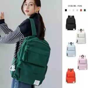 남여공용 가방 학생백팩 포올 데일리 투포켓