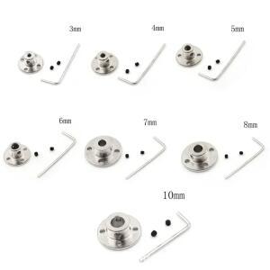 3mm 3 17mm 4mm 5mm 6mm 6 35mm 7mm 8mm 10mm 11mm 12mm 모터 지원 커넥터 리지드 플랜지 커플 링 가이드 샤프트 커플러