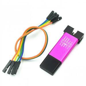 LINK Stlink ST-Link V2 미니 소형 STM8 STM32 시뮬레이터 다운로드 프로그래머 커버 포함 듀폰 케이블
