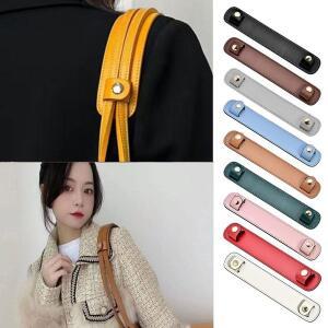 가방 스트랩 감압 어깨 패드 핸들 고정 클립 액세서리  넓은 PU 가죽 받침대