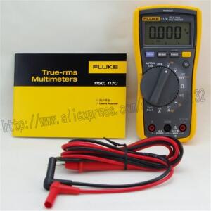 FLUKE-117C HAVC VoltAlert 백라이트 멀티미터  117 True RMS FLUKE