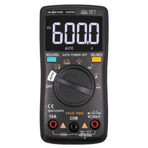 RM102Pro NCV 디지털 멀티미터 6000 카운트 백라이트 Atuo 범위 AC/DC 전류계 전압계 옴 휴대용 측정기