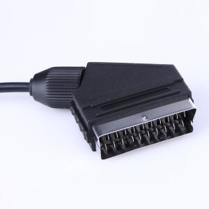 1.8m RGB SCART 케이블 TV AV 연결 게임 코드 와이어 콘솔 플스호환 플스호환 플스호환 라인