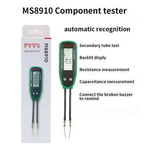 MS8910 휴대용 고정밀 포인터 스마트 디지털 SMD 자동 인식 저항 커패시턴스 다이오드 Co 검사 도구 테스터