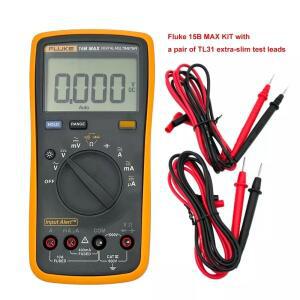 Fluke 15B/17B MAX 디지털 멀티미터 청각/시각 경보 CATIII 600V AC/DC